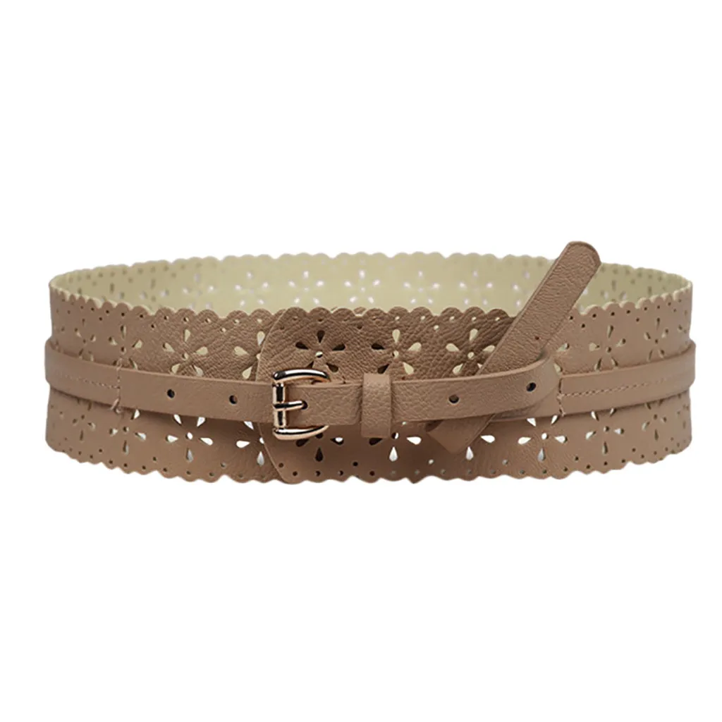 Новинка, ceinture femme, широкий пояс, женский, ПУ, пояс на талию, для женщин, полый, цветок, paski damskie ceinture femme, большой, cuir, настоящий, пояс
