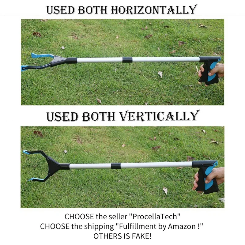 2 пакета-рихер захват инструмент, 32 дюймов складной легкий длительный срок подвижности помощи, удлинитель захват инструмент, коготь мусора Ga