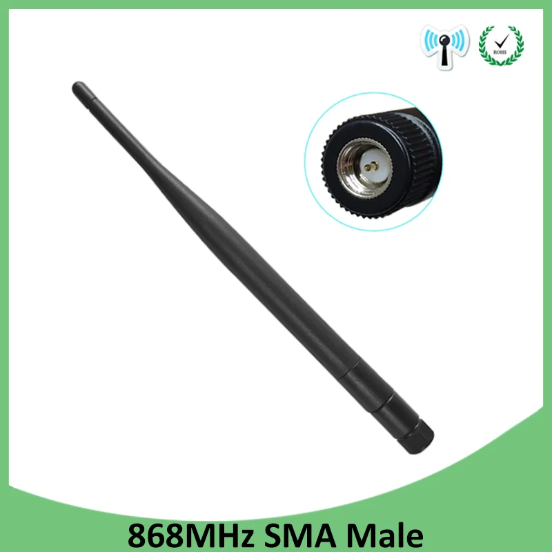 Антенна 868 МГц 915 5dbi SMA Штекерный разъем GSM IOT антенна наружный Ретранслятор