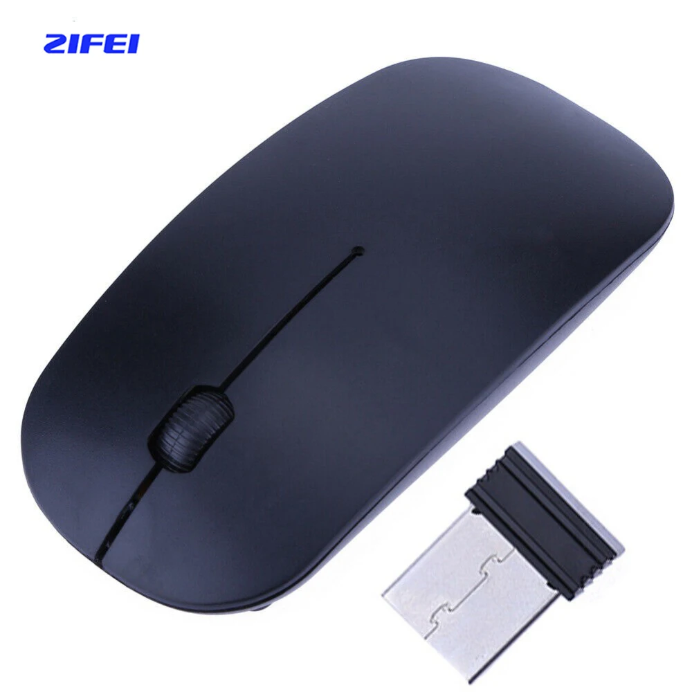 Беспроводная мышь Бесшумная компьютерная мышь 2,4 ГГц 1600 dpi эргономичная беззвучная USB ПК мышь беззвучная беспроводная мышь для ноутбука