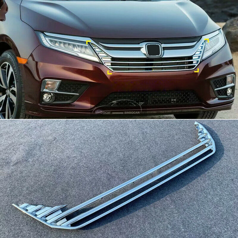 ABS Хром Передняя Центральная решетка гриль крышка отделка 1 шт. для Honda Odyssey