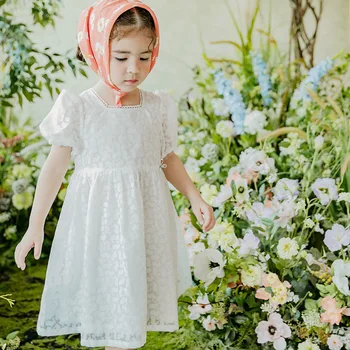 

2020 New Arrival Girls Lace Dress Princess Summer Girls Dresses 2-7 Years
