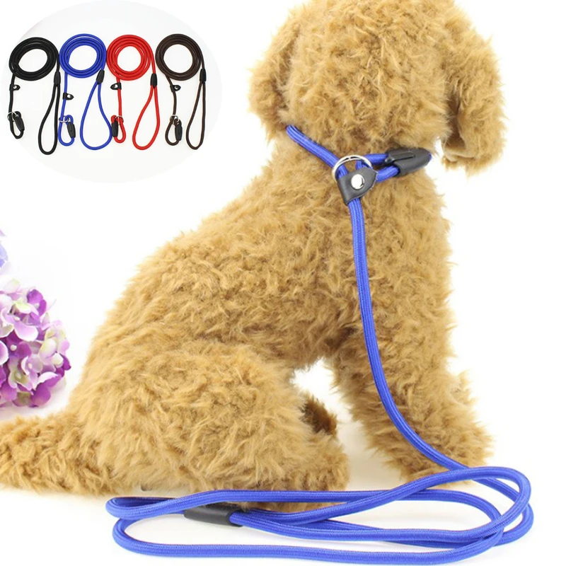 Привязная прочная нейлоновая веревка без шнуровки 135 см поводки для собак и