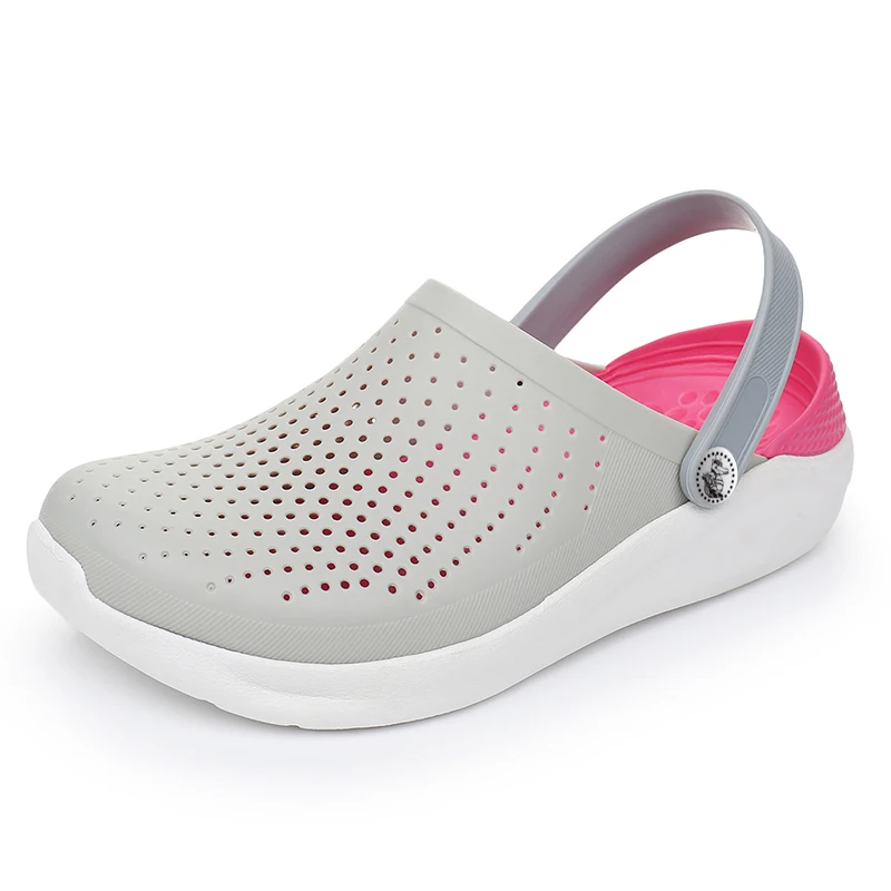 

2019 Crocks Clogs Women Sandals Crocse Shoe Croc EVA Lightweight Sandles Unisex Colorful Shoes for Summer Beach Big Size 36-46