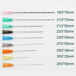 2022 Best-Selling Micro Canula Blunt tip Cannula Needle Fine Disposable Micro Cannula Needle 22g70mm