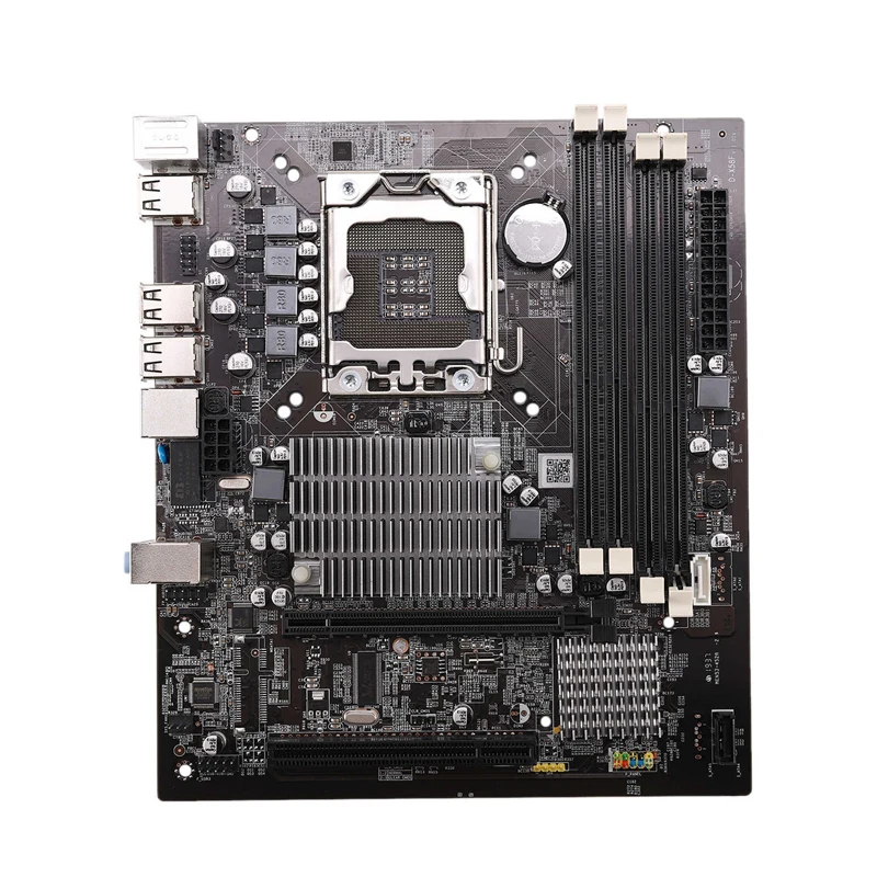  X58 Desktop Motherboard LGA 1366 4-Channels DDR3 32GB RAM Mainboard for Intel E5520/L5520 X5650 Cor