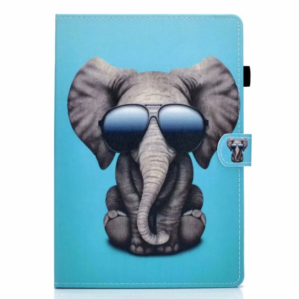 Кожаный PU смарт-чехол для Samsung Galaxy Tab A 10,1 T510 T515 SM-T510 SM-T515 чехол Funda планшет модный окрашенный Стенд чехол