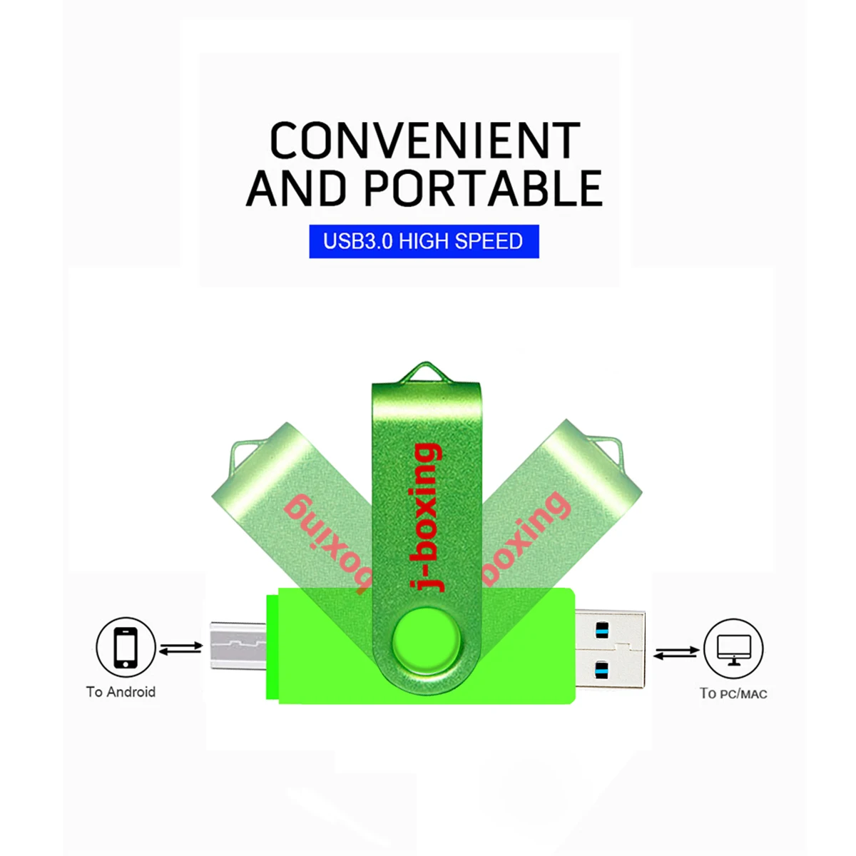 J-бокс USB 3,0 OTG USB флеш-накопитель 64 ГБ 32 ГБ 16 ГБ высокоскоростная otg флеш-карта памяти для samsung/huawei/Tablet/PC флешки usb