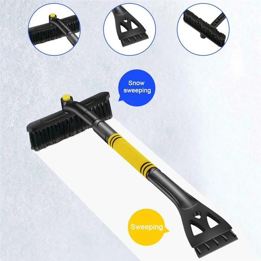 Автомобильный Снежный скребок щетка 1 шт. автомобильный Снежный Лед Удаление лопатка выдвижная щетка соскабливание стекла Мороз зимний инструмент высокое качество 1119#30