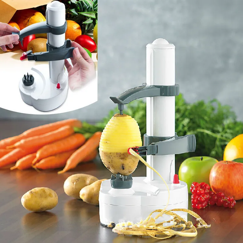 Online Eléctrico multifunción pelador de frutas y verduras herramientas peladoras de patatas accesorios de cocina gadgets automáticos máquina gadget