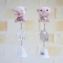Kuulee ПВХ свинка детский колокольчик Автомобиль Подвеска двери и окна декоративные поделки подвесные украшения комнаты