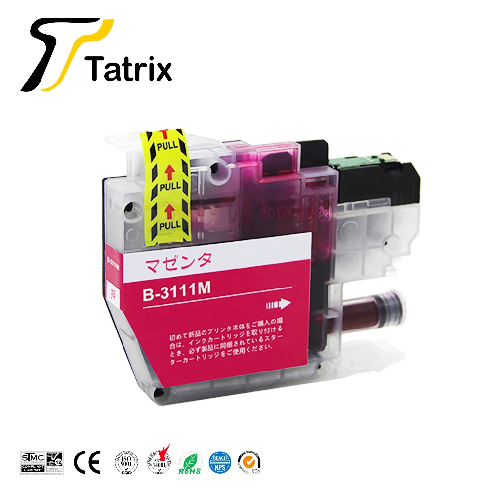 Tatrix LC3111 высококачественный цветной совместимый картридж для принтера Brother DCP-J577N DCP-J972N DCP-J973N DW MFC-J690DW