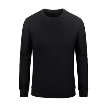 

ZNG 2020New Autumn Long-sleeved Round Neck Double Hoody Cotton Men Women Loose Velvet Hoodies Couple Sweatshirt