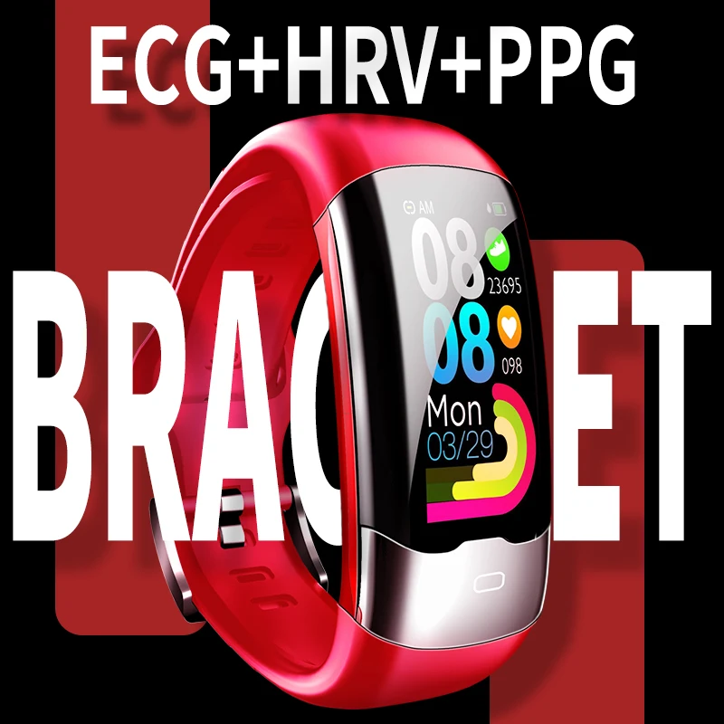 FGHGF H02 new fashion smart exercise bracelet ECG+PPG+HRV heart rate blood pressure ECG bracelet