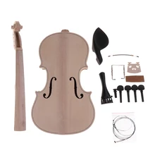 Набор для скрипки своими руками, Сделайте свою собственную скрипку из 4/4 ели, полированный корпус скрипки, тонкое мастерство