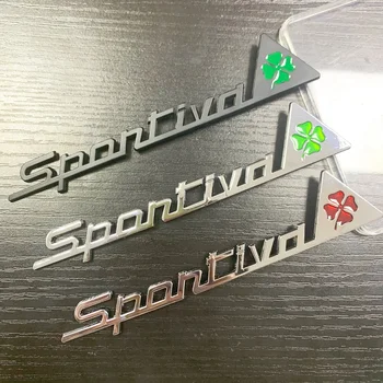 

Car Styling 3D Metal Emblem for ALFA ROMEO Red Cross Logo Emblem Badge Sticker for Mito 147 156 159 166 Fender Auto Accessories