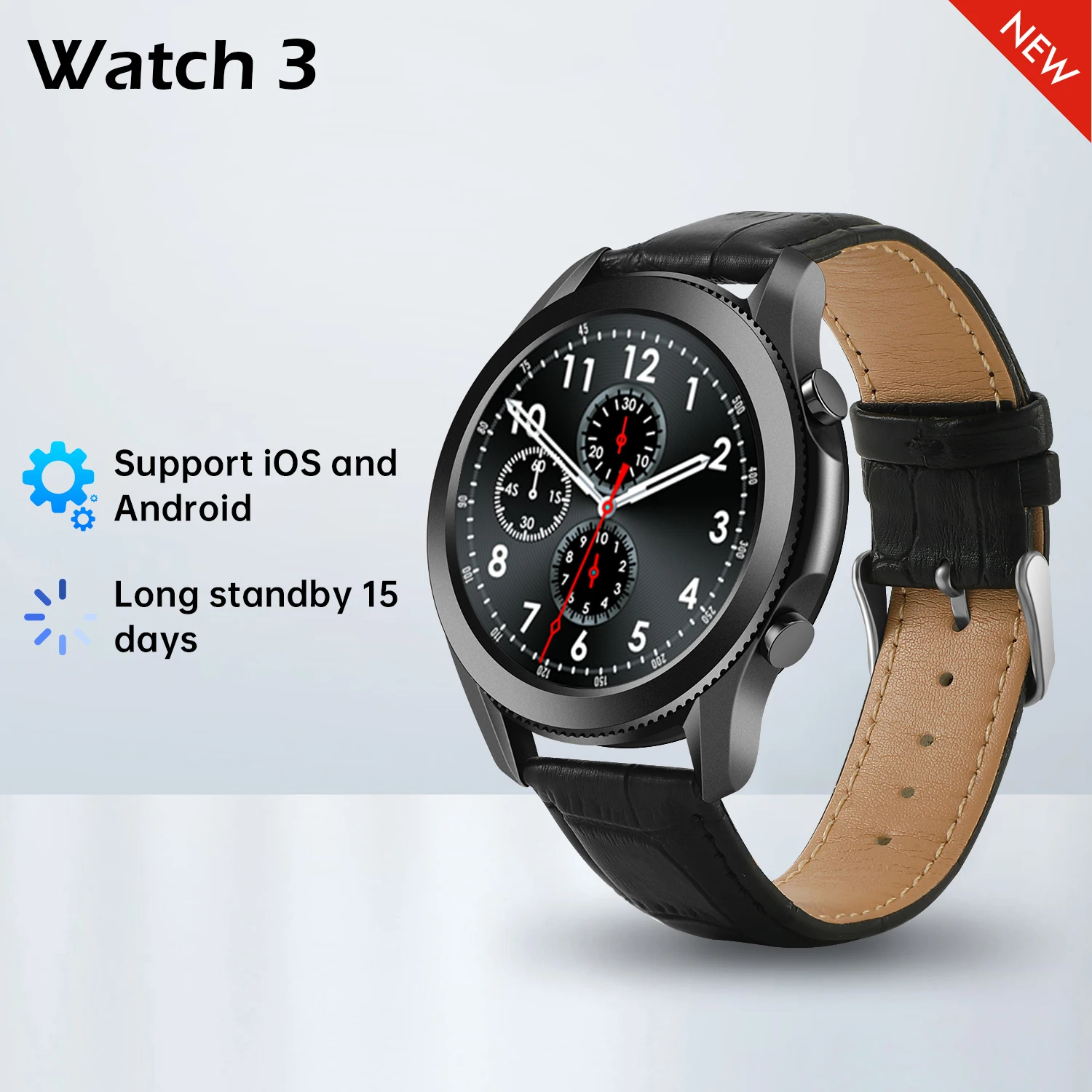 Reloj inteligente deportivo para hombre y mujer, con llamadas, Bluetooth,  música, para Samsung Galaxy Watch 3, Amazfit, Apple, novedad de 2021|Relojes  inteligentes| - AliExpress