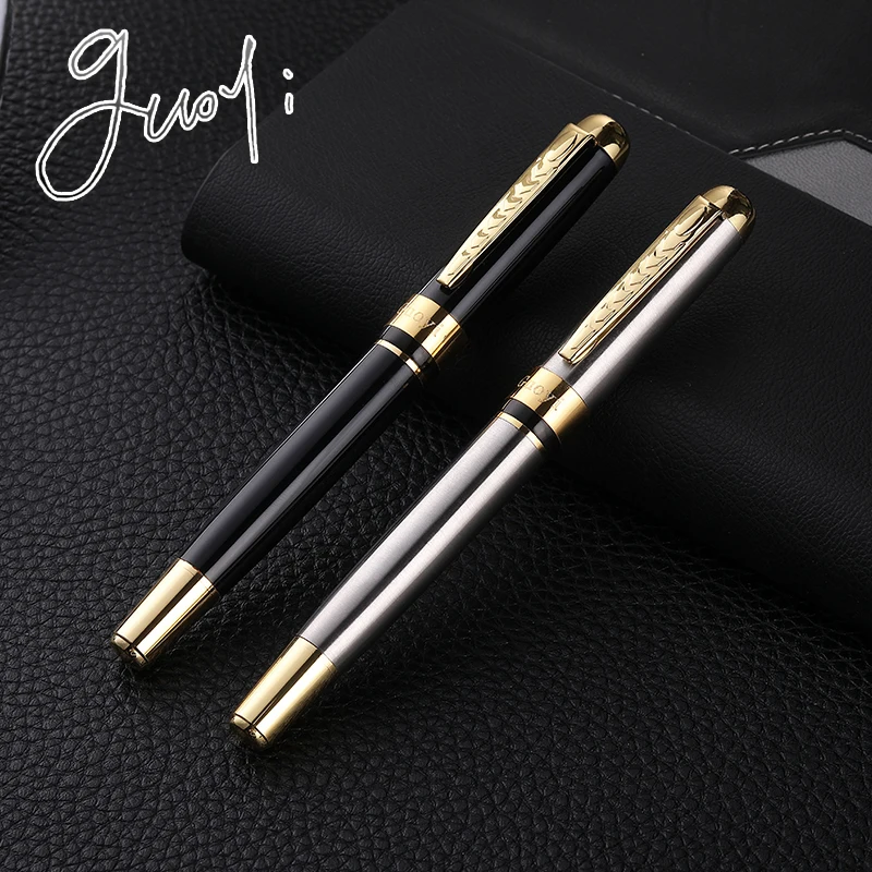Guoyi A106 Новая высококачественная Роскошная металлическая шариковая ручка для школы и офиса, подарочная ручка, принадлежности для письма, ручка