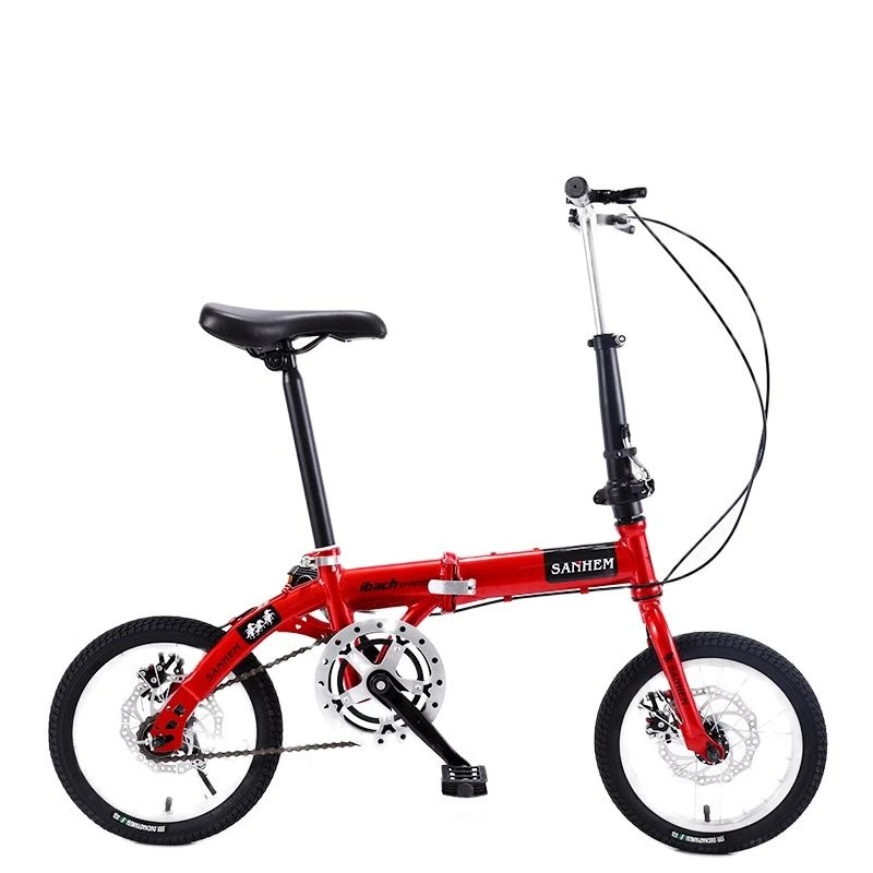Opvouwbare Ultra Lichtgewicht Kinderen Fiets 14 Inch Kinderen Variabele  Snelheid Dual Rem Vouwfiets Voor Student|Bicycle| - AliExpress