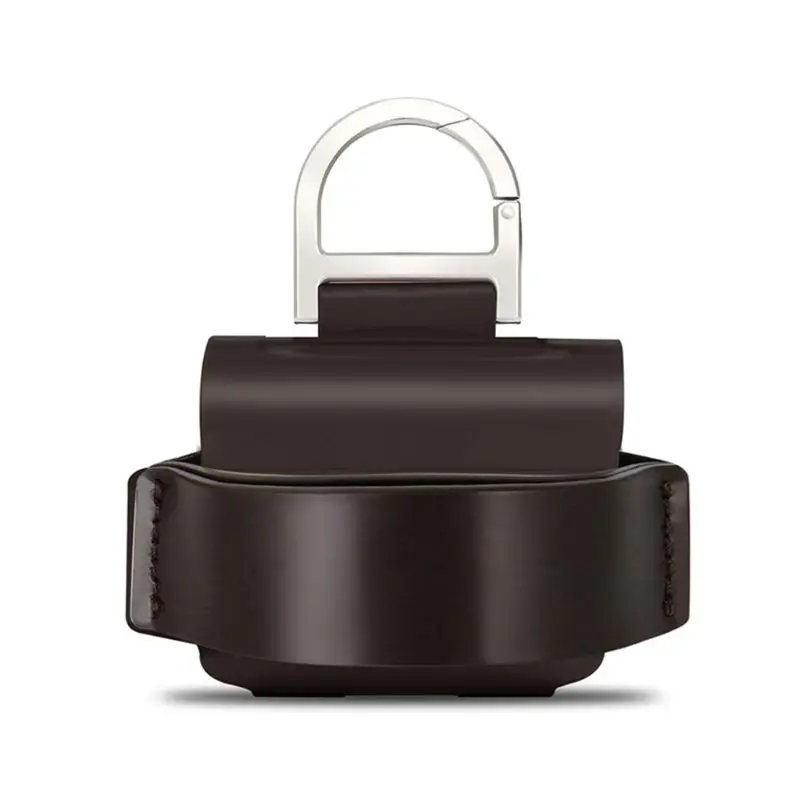 Защитный чехол из натуральной кожи для наушников AirPod Pro 3 с крюком - Цвет: BN