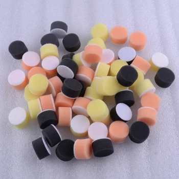 

60pcs 1" 25mm Universal Car Polisher Hand Tool Mixed Sponge Buffing Waxing Polishing Care Cleaning Pads Backer Plate