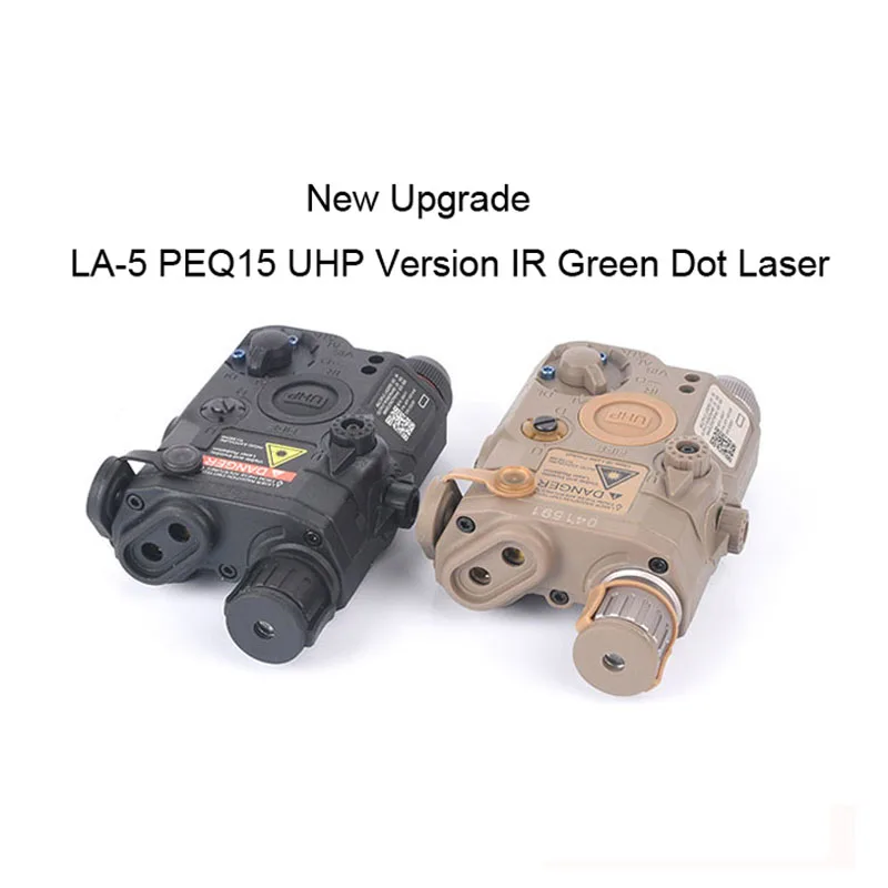 

Airsoft LA-5C PEQ15 UHP зеленый ИК лазерный прицел Combo охотничий Softair Тактический PEQ охотничий свет