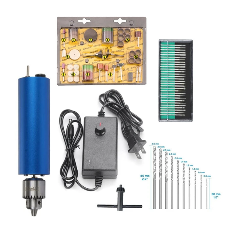 

Glass Carving Tools New Stepless Speed Regulation Handheld Multifunctional Electric Engraving Carving Card Grinding Tool Set