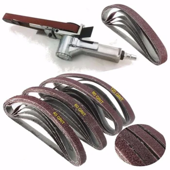 

20Pcs Sanding Belts Zirconia Alumin 40, 60, 80, 120 Grit Sander Abrasive Tool