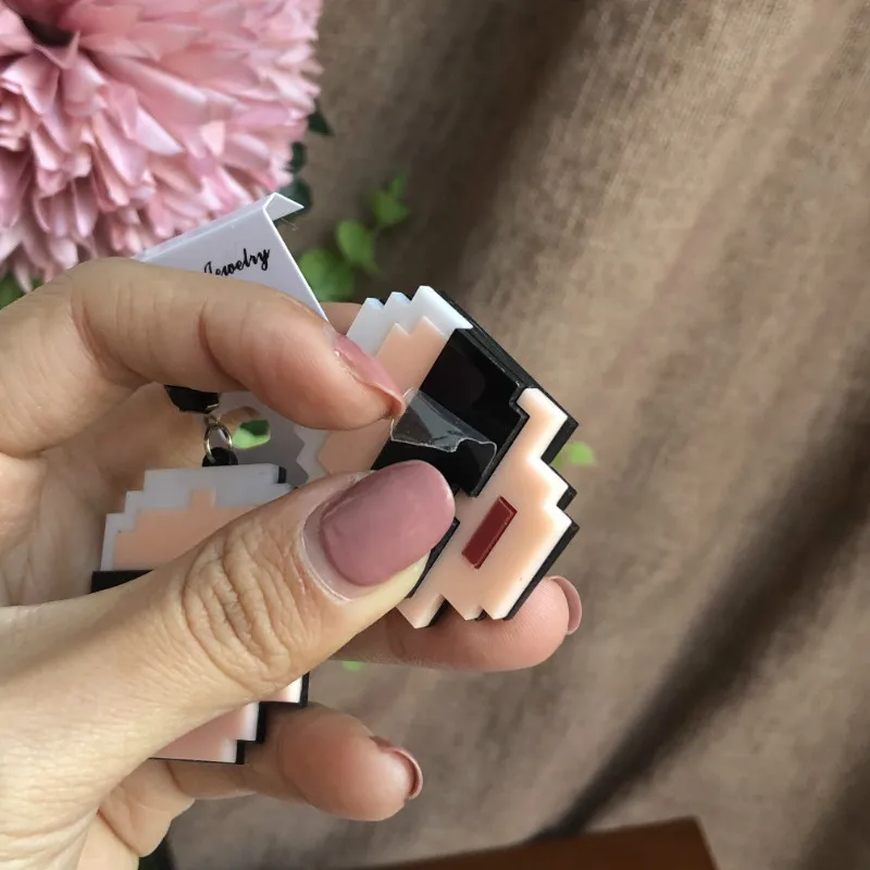 Акриловые серьги 2020 модные и Веселые из цинкового сплава с мультяшным персонажем