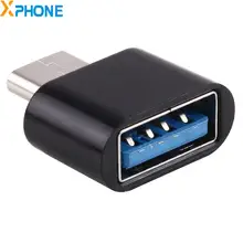 -Tipo C Adaptador OTG USB 2.0 a Fêmea para Tipo C Data de Carregamento do Adaptador de Dados OTG Connector