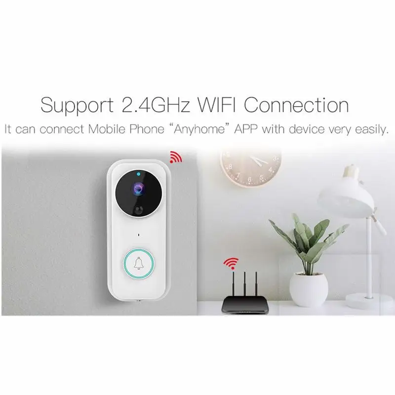 Видео дверной звонок беспроводной WiFi дверной звонок монитор Сигнализация дверь ip-камера для домофона батарея Открытый водонепроницаемый IOS Android