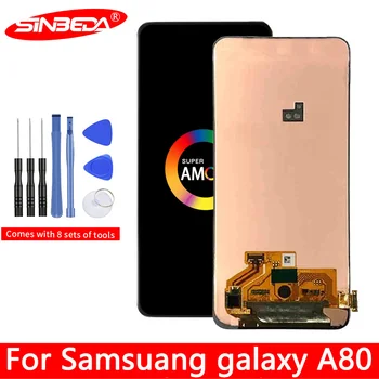 

Sinbeda Super AMOLED For Samsuang galaxy A80 A90 LCD Display A805 A905 Digitizer Assembly Touch Screen A805F SM-A805 SM-A805F