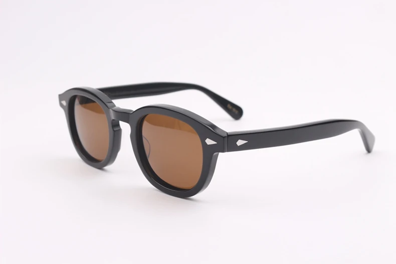 Lunettes De Soleil PIFWEAR Johnny Depp 44 - Noir Verres Bleus - Neuf Avec étiquettes