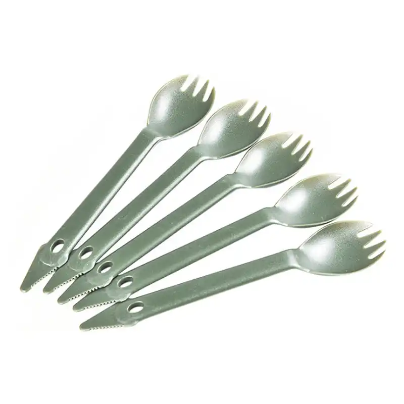 1 Pcs 3 in 1 Titanium Fork Spoon spork Cutlery Utensil Combo Kitchen Outdoor 1 Pcs 3 in 1 Titanium Fork Spoon spork Cutlery Utensil Combo Kitchen Outdoor