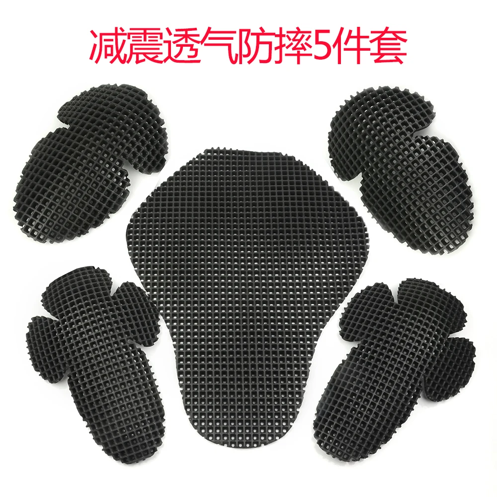 

High Quality 7 Pieces Black Motorbike Elbow/Back/Shoulder/Chest Protection Guards Body Protectors Racing Armours