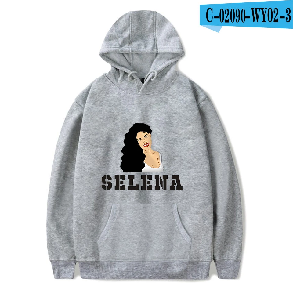 Модные selena quintanilla Горячие белые популярные толстовки для женщин и мужчин повседневная толстовка с капюшоном пуловер зимняя толстовка женская спортивная одежда - Цвет: As picture