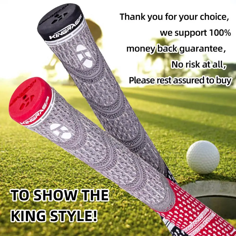 KINGRASP Hot New Unisex Golf grips High quality Rubber Golf driver Grips Color mixin 13pcs/lot Golf wood grips