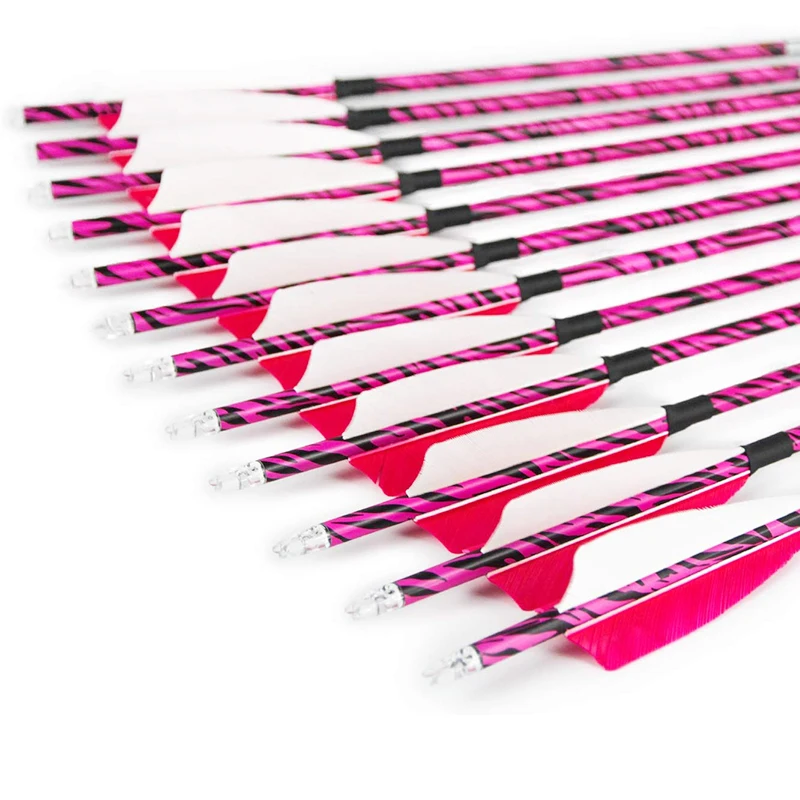 6/12 шт. карбоновые стрелы для стрельбы из лука | Спорт и развлечения