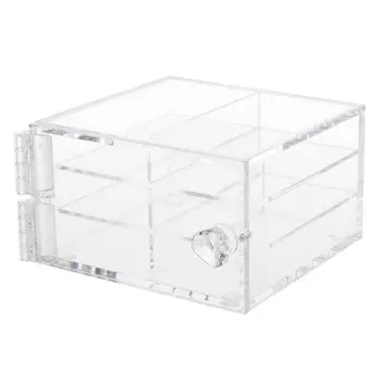 

6 Grids Eyelash Storage Case Makeup Organizer False Eyelashes Holders Extension Tool X7JA
