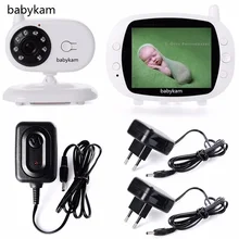 Elektroniczna niana bebe camara монитор 3,5 дюймов TFT lcd ИК Ночное Видение 2 способ разговора 4 колыбельные температурный монитор