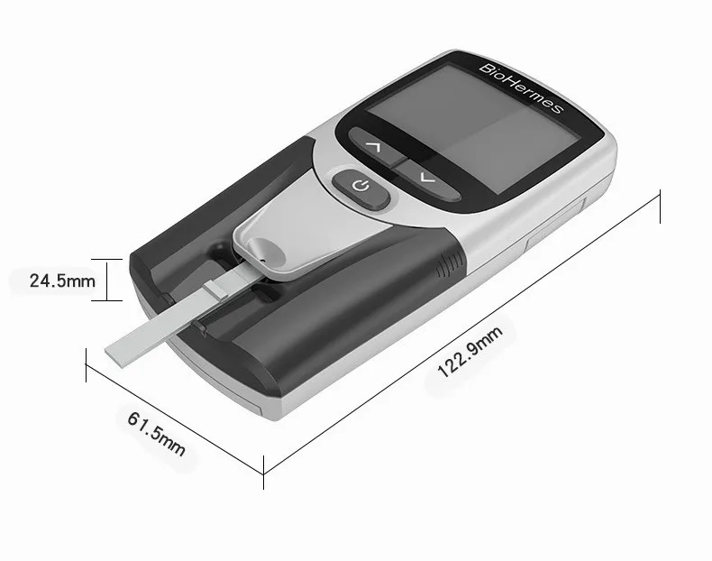 BIOHERMES Rapit тест карманный портативный HbA1C Анализатор метр группа крови тест ing Оборудование Глюкозы Тест-Полоски сахар тест
