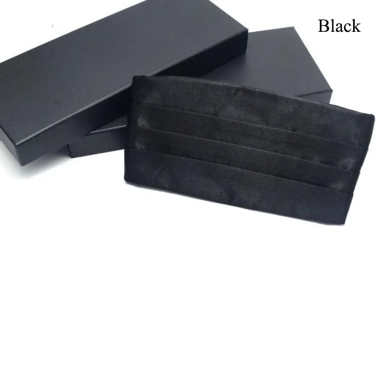 Black Deepeel, 1 шт., 13 см* 80-115 см, мужской костюм, широкие пояса, галстук-бабочка, карман, полотенце, костюм из трех предметов, Шелковый мужской пояс YK692 - Цвет: Black