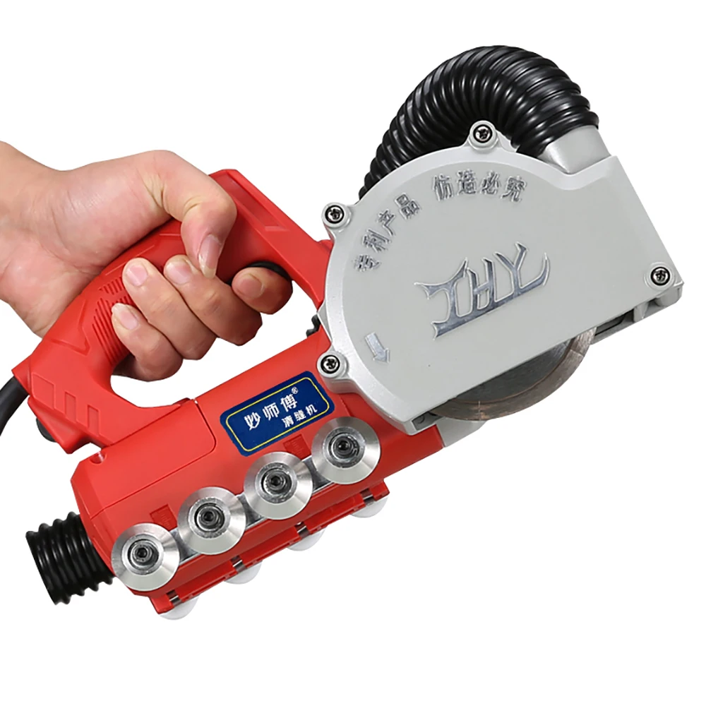 

220V Electric Tile Gap Crevice Cleaning Machine Tile Joint Cleaner Floor Tile Gap Slotting Tool Crack-cleaning Machine 780W