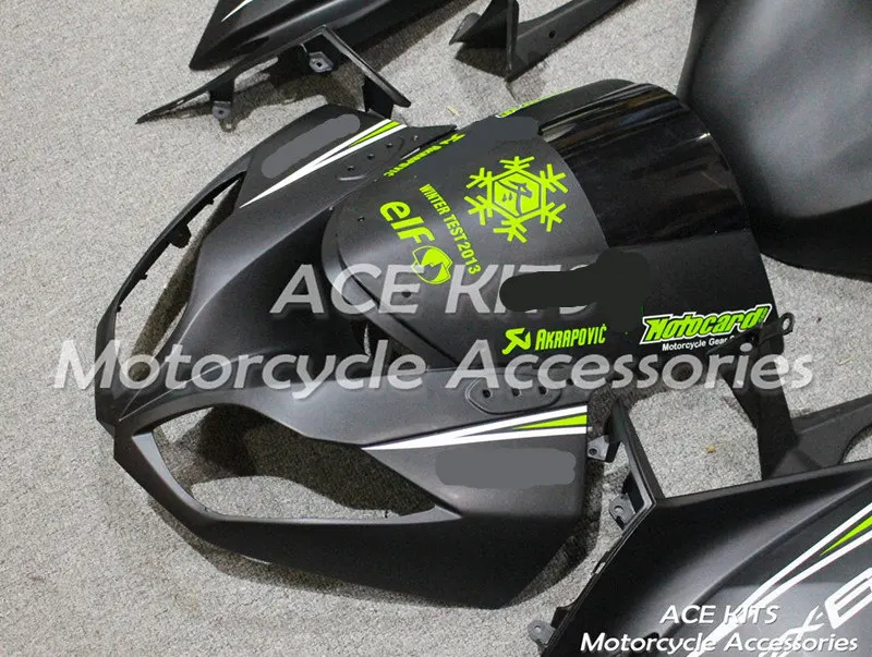 Мотоциклетный обтекатель abs, пригодный для kawasaki Ninja ZX6R 636 2009 2010 2011 2012 корпусные детали пресс-форм ACEKITS Магазин № 0174