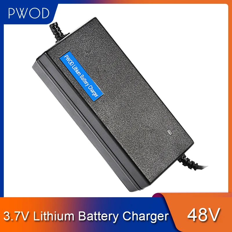 3.7V Lithium ion Battery Charger Adapter 54.6V 58.8V 2A Electric Bike for 13S 14S 48V Scooter Banlance Car Pack | Электроника