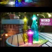 LED light Cork Stopper Shaped Wine Bottle Light Creative Romantic Lights Rechargeable USB Night for Pubs Home Party Decor | Освещение