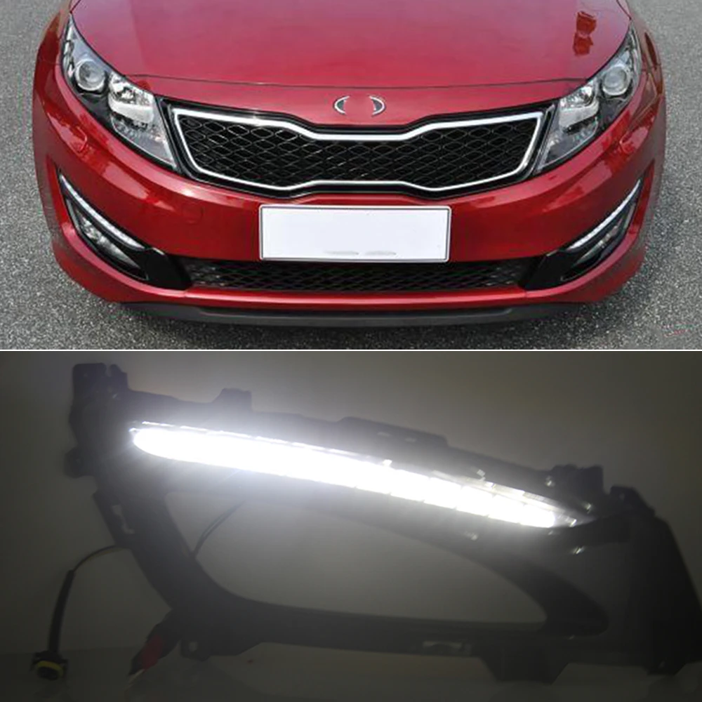 1 комплект Автомобильные светодиодные дневные ходовые огни для Kia Optima K5 2011 2012 2013