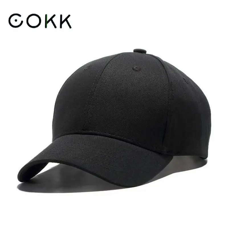 COKK бейсболка женская однотонная хлопковая Спортивная Кепка Snapback шапки для мужчин и женщин унисекс высокое качество повседневный уличный солнцезащитный козырек Kpop