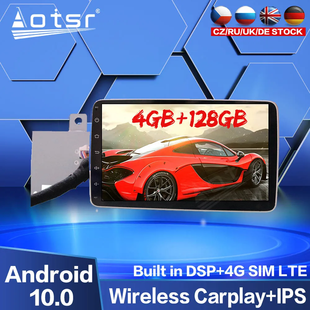 128GB Carplay Android Audio Radio Tape Recorder For Ford Focus 2019 Car DVD Video Unit