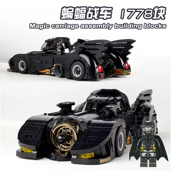 

Bat chariot DC Batman Technic Car Batmobile Joker Figures Batpod Tumbler Building Blocks Toys for children Gift 76139